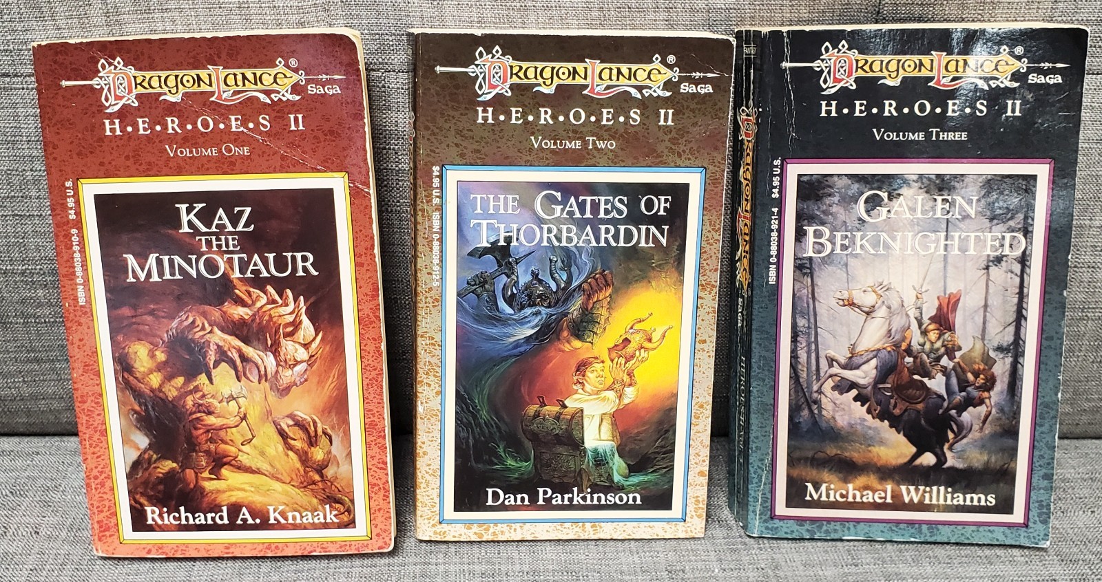 Dragonlance Heroes II Trilogy Lot Pre-Owned Good Condition First Editions