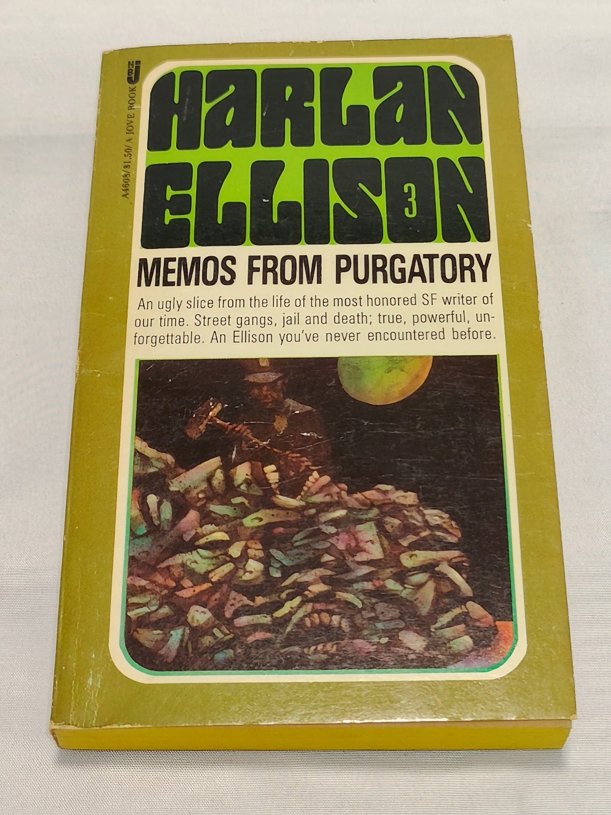 SIGNED Harlan Ellison - Memos From Purgatory, 1977 PB 1st Jove Printing, UNREAD SIGNED Harlan Ellison - Memos From Purgatory, 1977 PB 1st Jove Printing, UNREAD