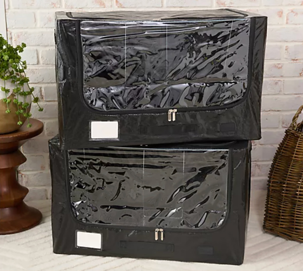 Periea Large Tarp Storage Containers 2 Piece Set Periea Large Tarp Storage Containers 2 Piece Set