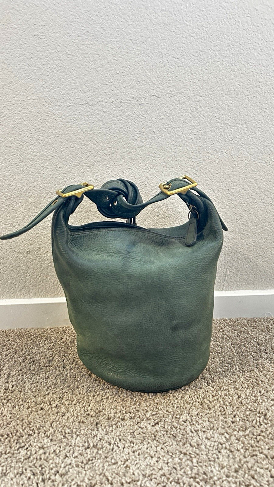 Rare Coach - Maggie Duffle Nubuc in Spruce - Fall 1997 Rare Coach - Maggie Duffle Nubuc in Spruce - Fall 1997