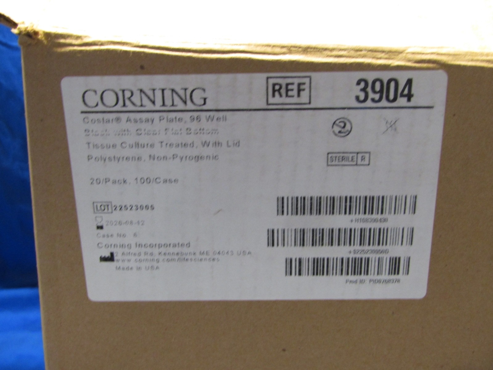 Corning Costar 3904 Assay Plate Microplate 96 Well Full Case of 5 Boxes Corning Costar 3904 Assay Plate Microplate 96 Well Full Case of 5 Boxes