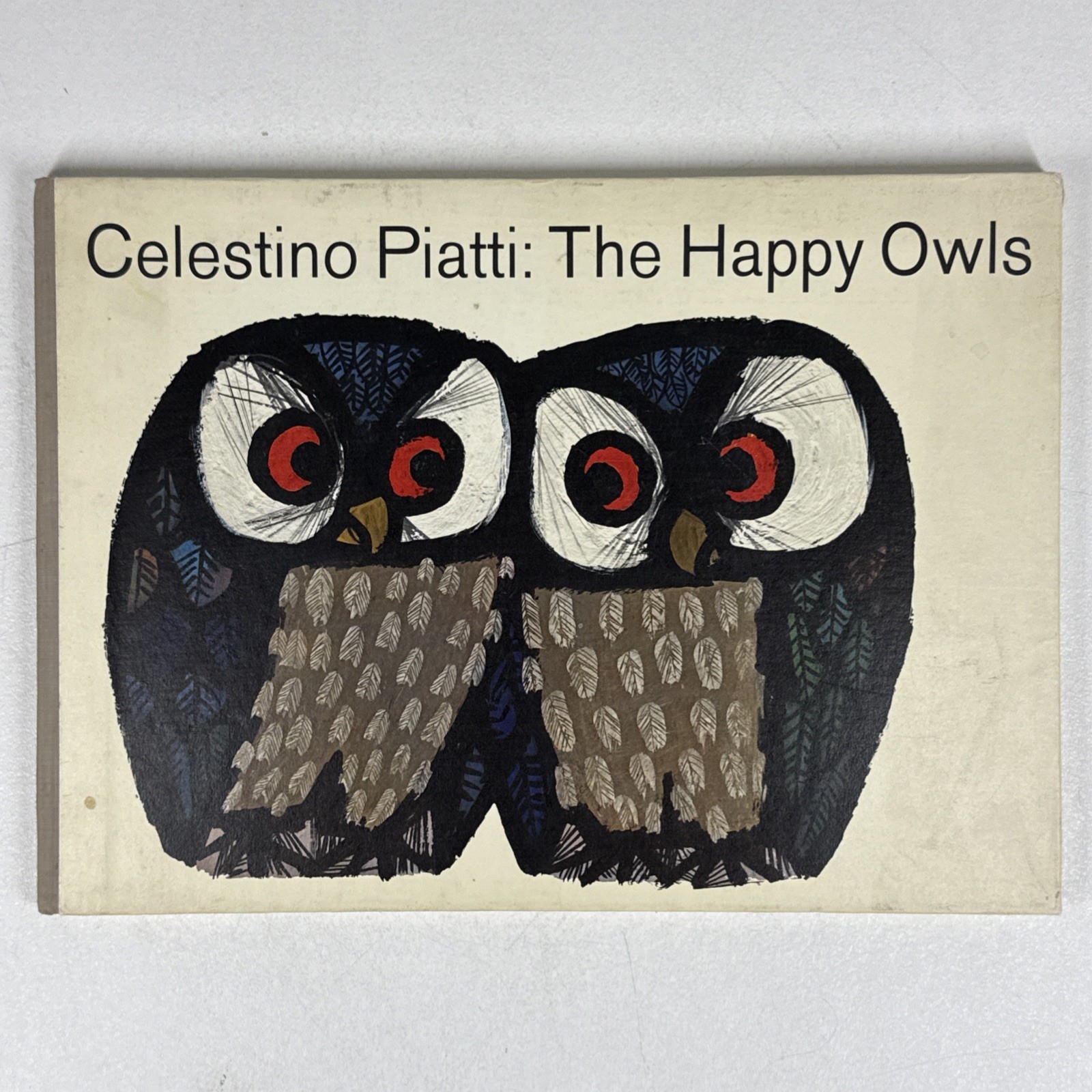 Celestino Piatti HAPPY OWLS 1964 1st American Edition Atheneum Hardcover