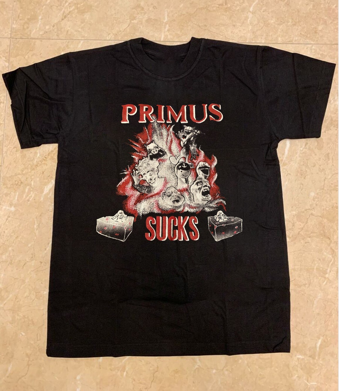 Vintage Primus Band Sucks Tour T-shirt Short All Size S to 5XL
