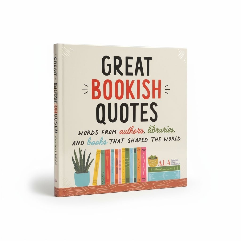 Great Bookish Quotes by ALA – 2022 Hardcover Inspirational Gift Book