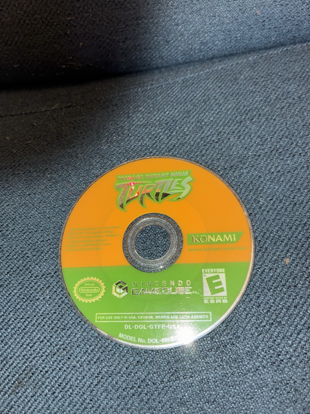 Teenage Mutant Ninja Turtles (Nintendo GameCube, 2003) Disc Only - Tested
