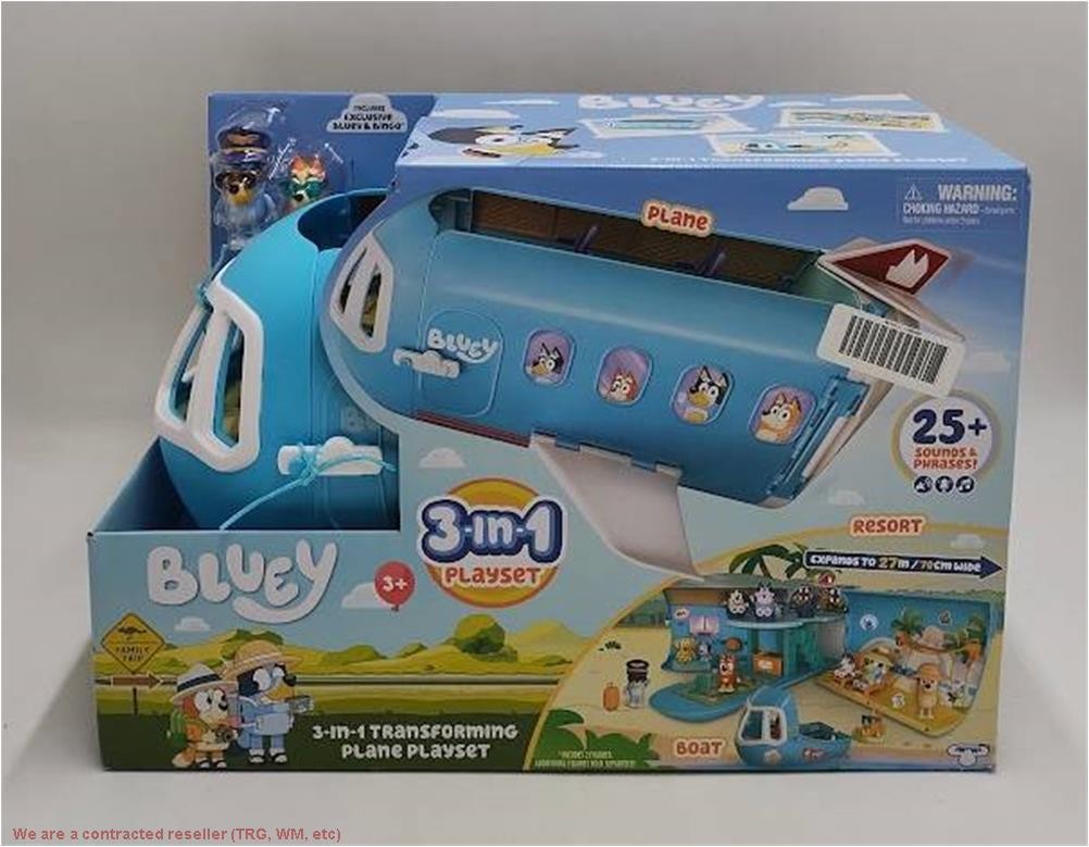 Bluey 3-in-1 Airplane Playset *SEE DETAILS*