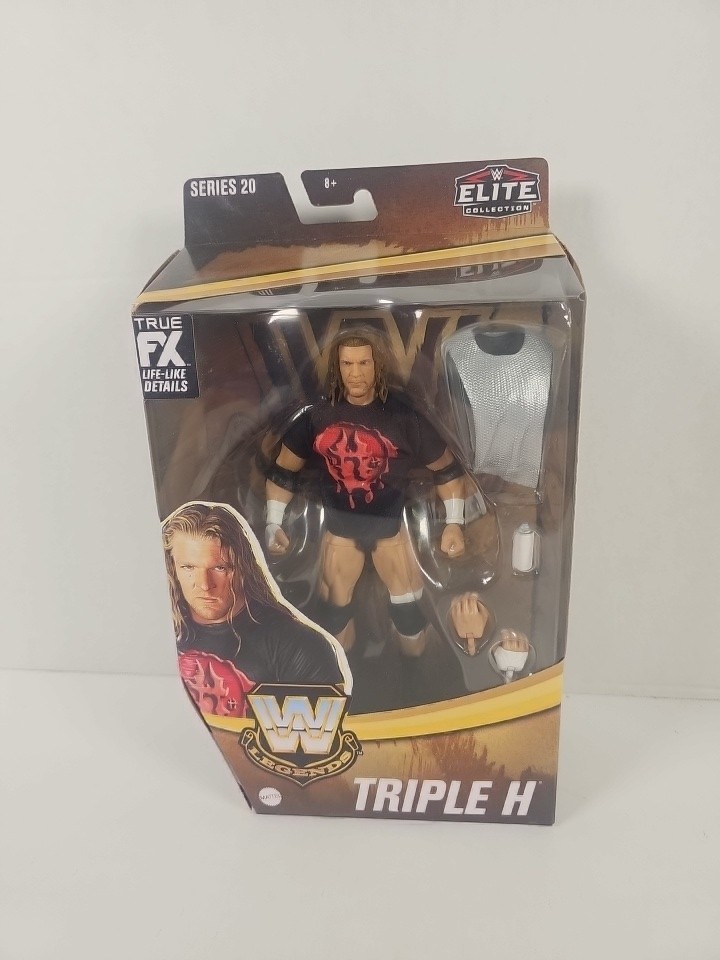 WWE Triple H Action Figure Elite Legends 20 New Sealed 2023 DX