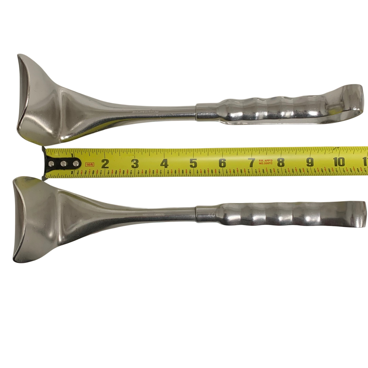 V. Mueller set. of 2 identical Richardson Retractors 11 inch. Loop Grip