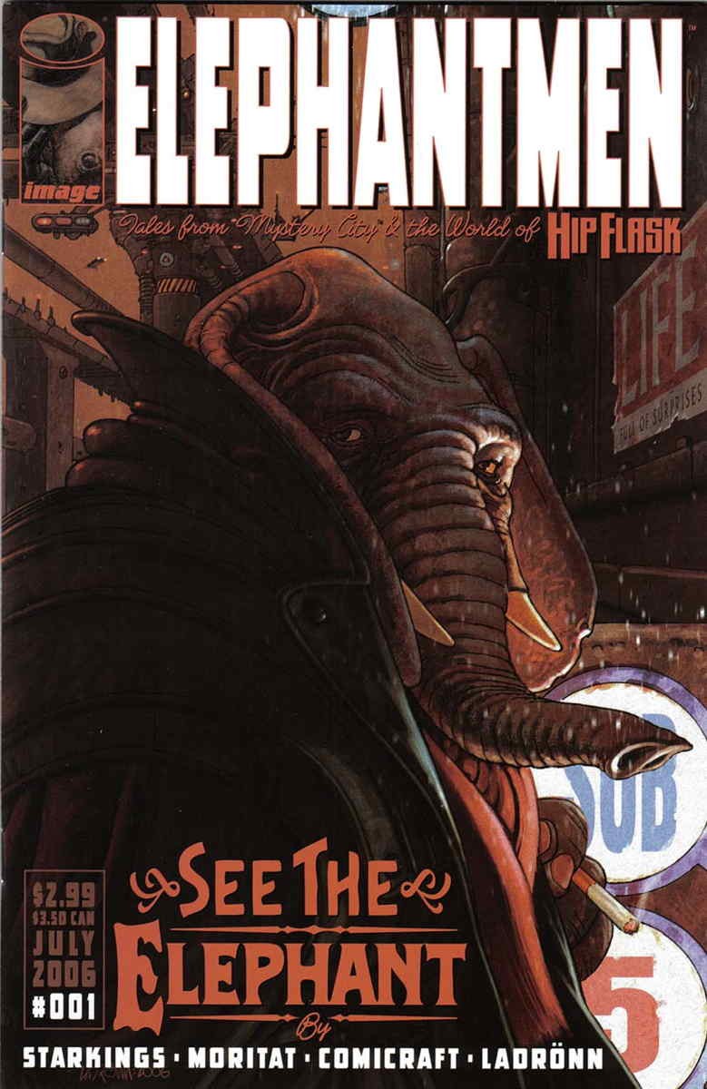 Elephantmen #1 VF; Image | Starkings Moritat Ladronn 1st Print - w/Bag+Board
