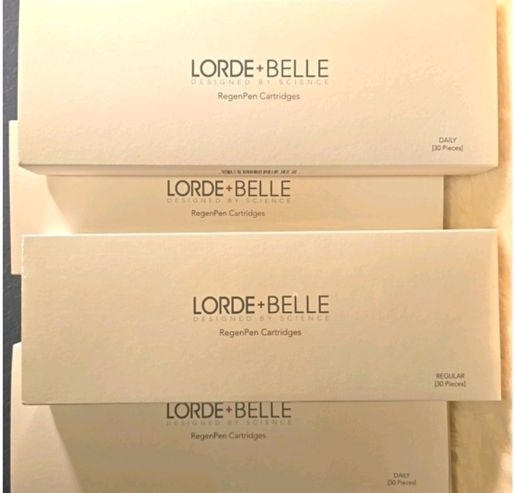 NIB Day Sets Lorde + Belle Regen Cartridges 4 Sets of 30 120 Cartridges Total
