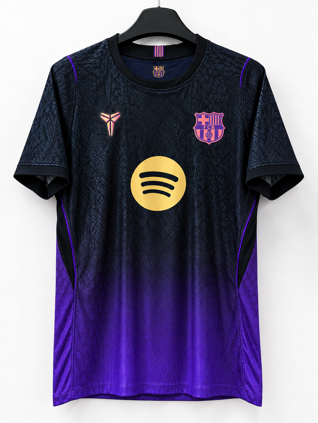 FC Barcelona 2026/27 Away Jersey Lamine Yamal #10 Black Purple Football Shirt