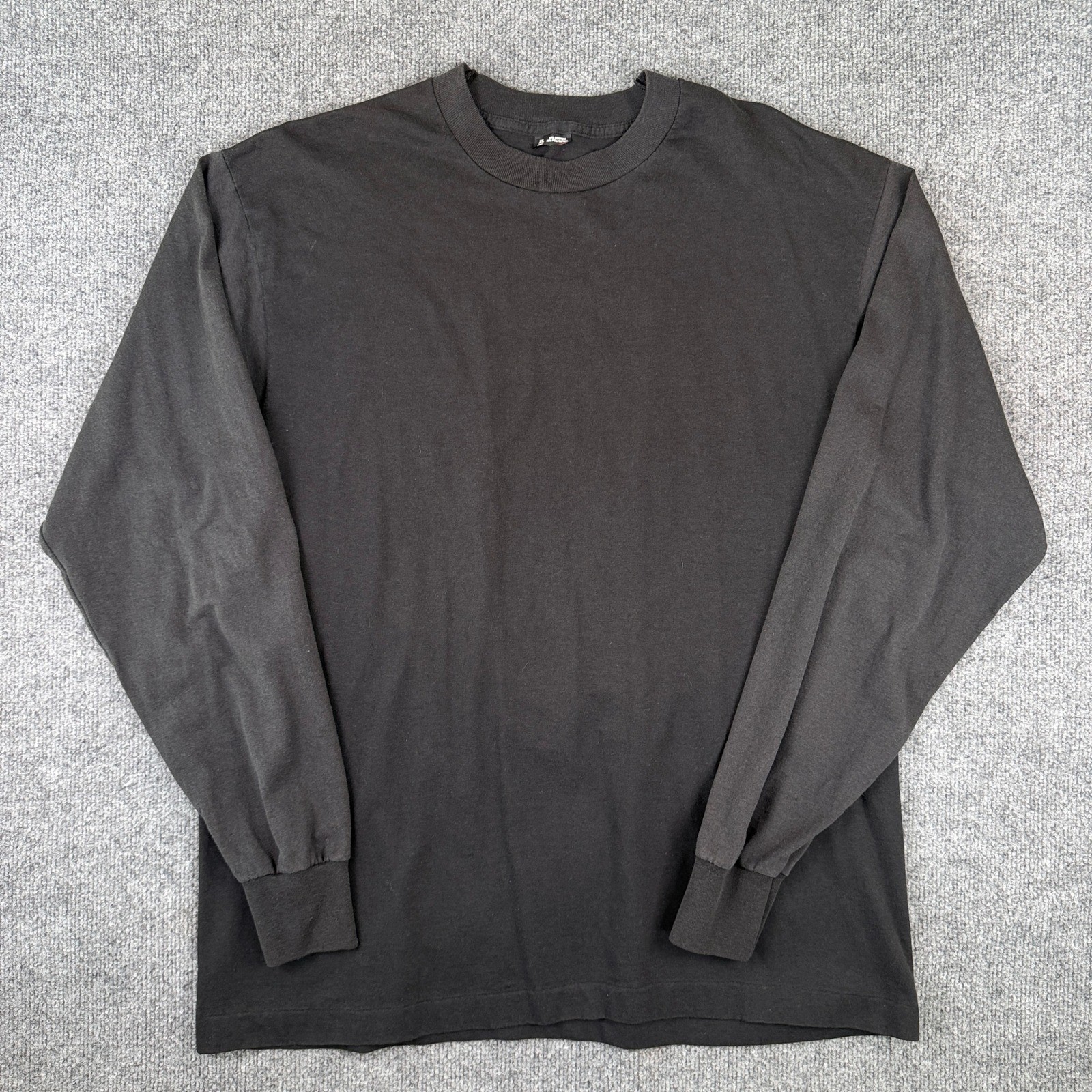Vintage Screen Stars T Shirt Mens XL Faded Black Blank Single Stitch Made in USA