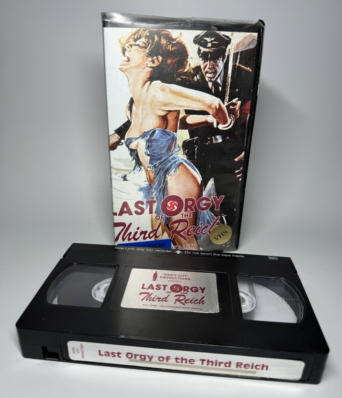 Gestapo\'s Last Orgy Of The Third Reich - Uncut US Video City VHS Rental - RARE