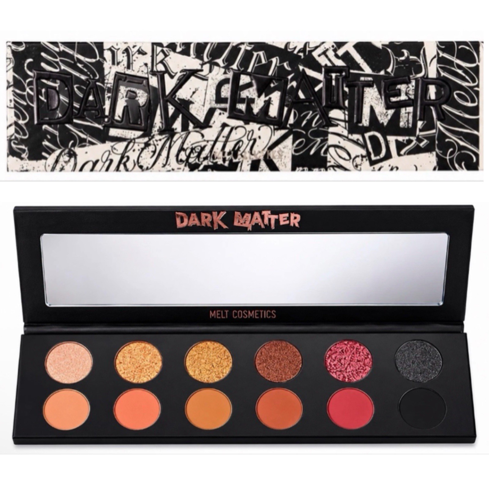 Melt Cosmetics Dark Matter Eyeshadow Palette Neutral Matte & Metallic NEW IN BOX