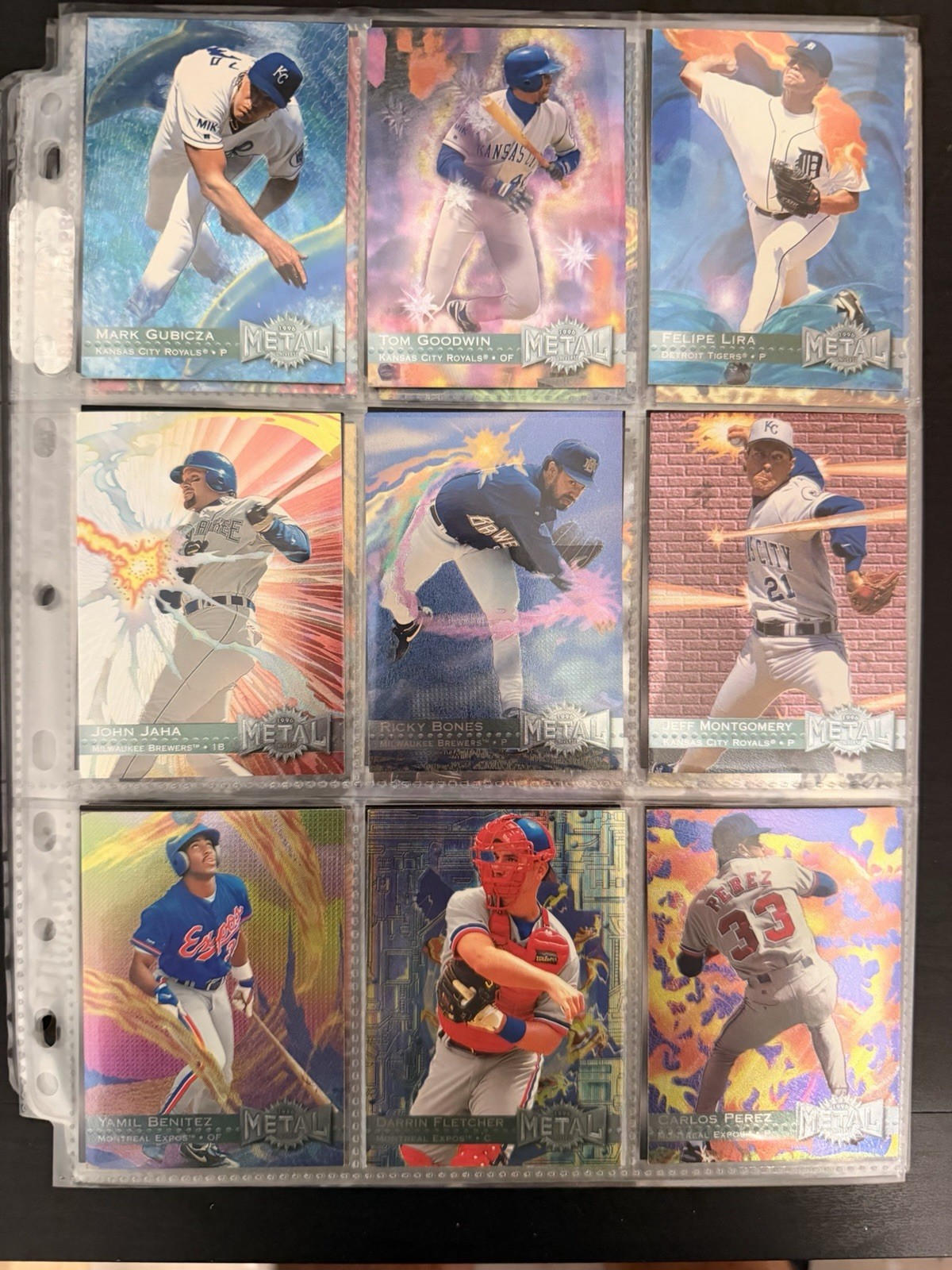 1996 Skybox/Fleer METAL Baseball Card Lot Of 80: CLEAN & MINT condition See Pic
