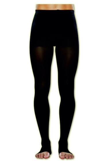 Cep Women\'s Black Recovery PRO Compression Tights Open Toe Pick Size
