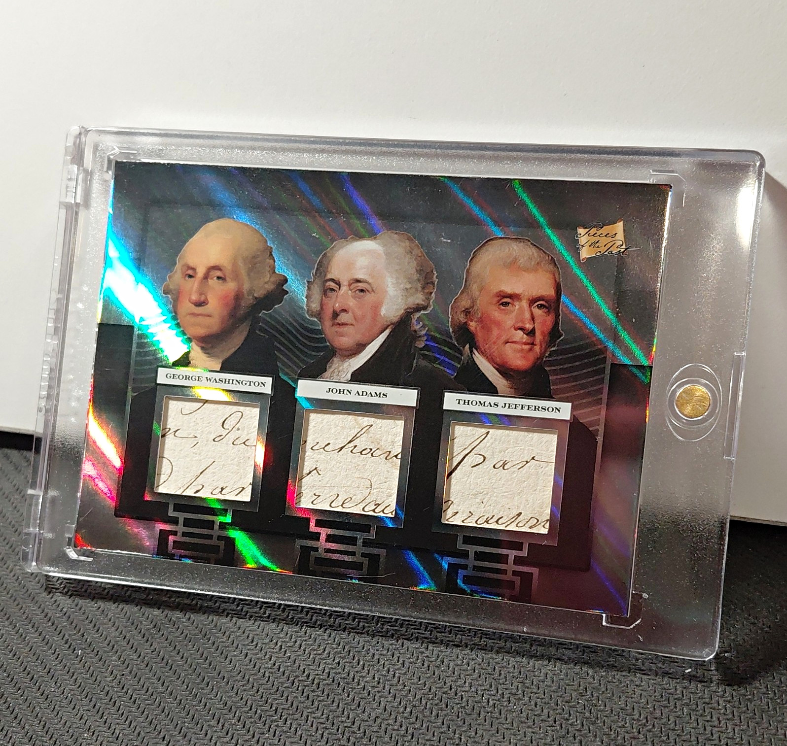 RARE Hand Written Pieces of the Past 2026 Washington/Adams/Jefferson 1/1 RARE Hand Written Pieces of the Past 2026 Washington/Adams/Jefferson 1/1