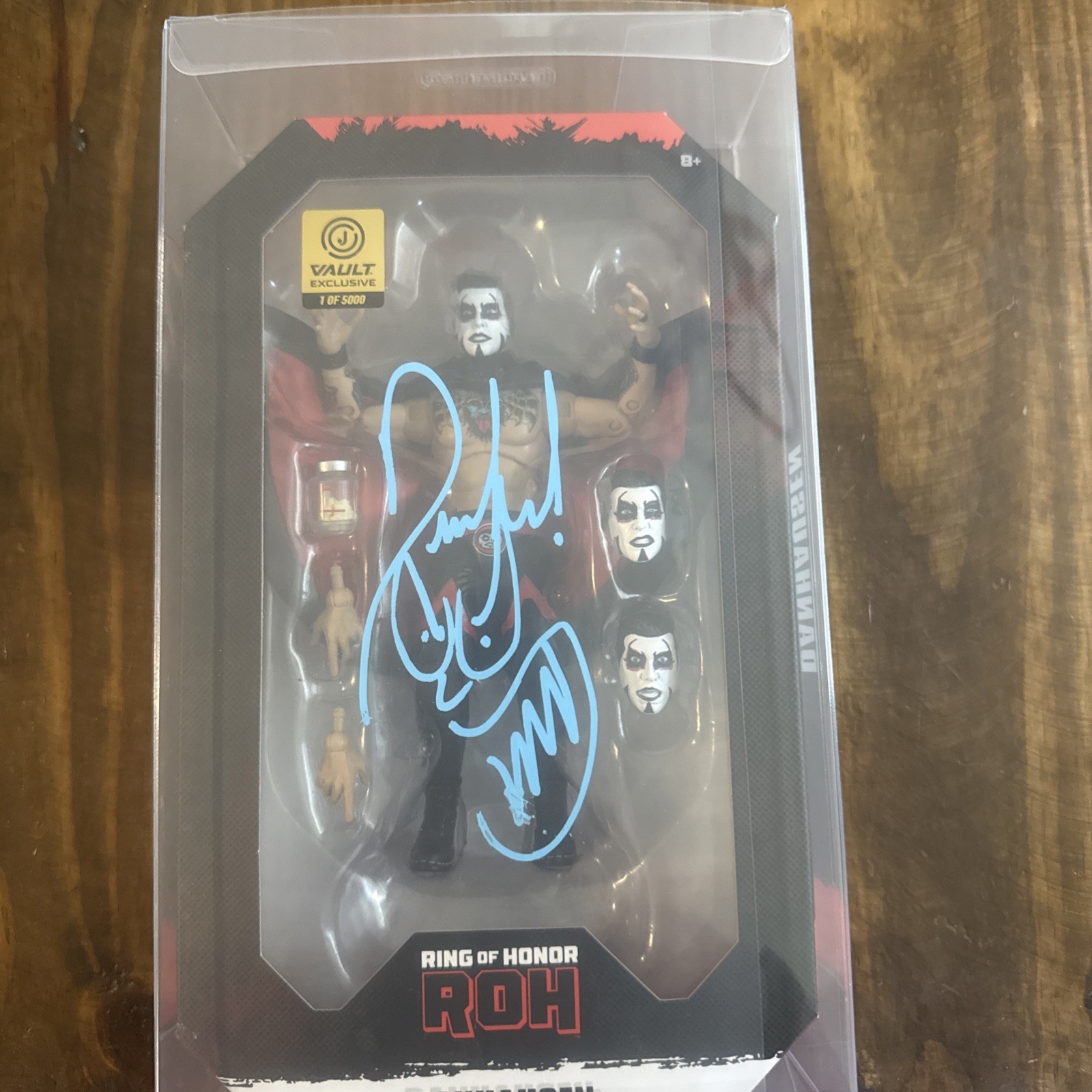 AEW Danhausen ROH Ring Of Honor Wrestling Action Figure 1/5000 Autographed AEW Danhausen ROH Ring Of Honor Wrestling Action Figure 1/5000 Autographed