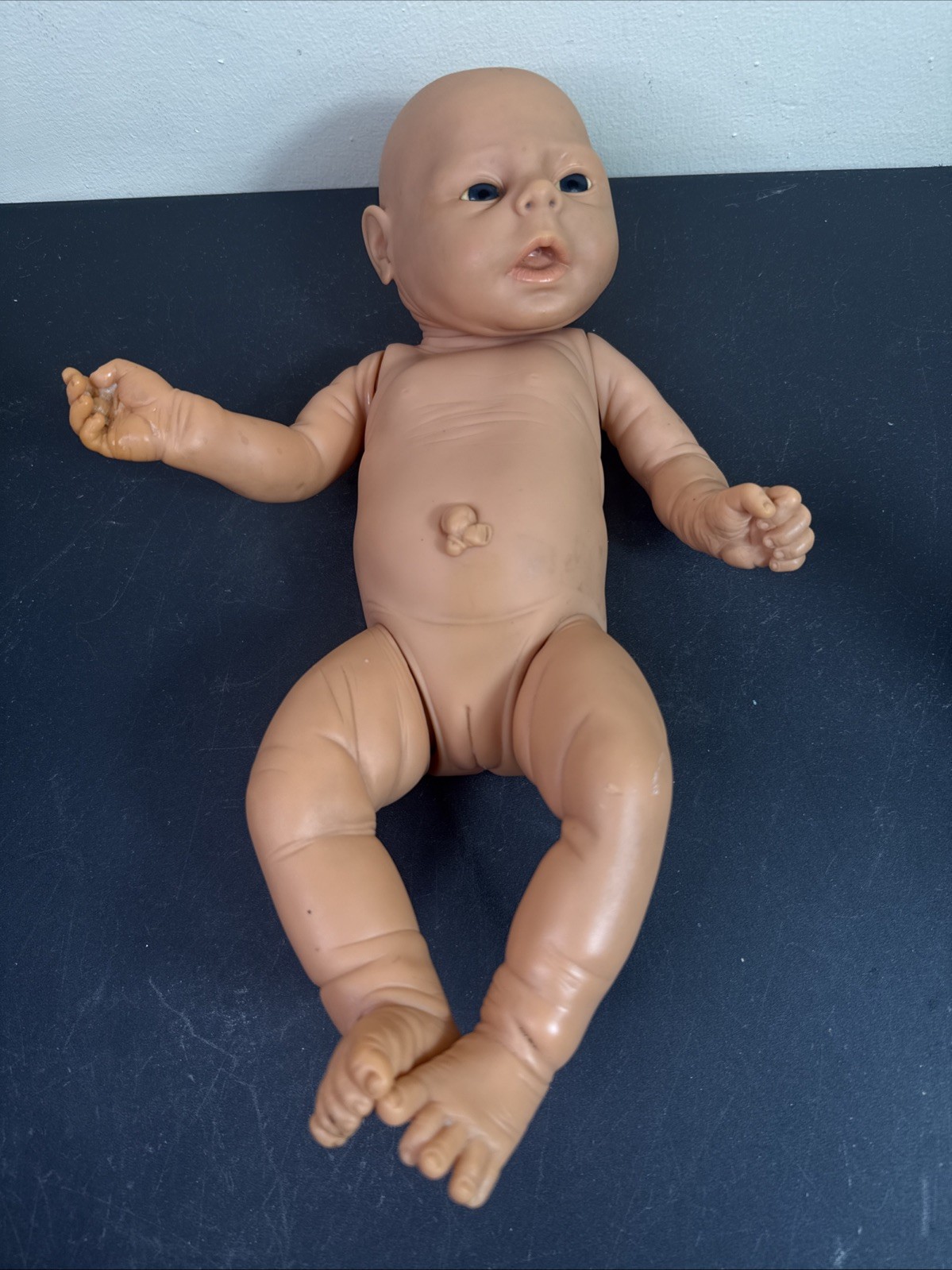Vtg Jesmar Anatomically Correct Girl Baby Doll With Umbilical Cord Stub Lifelike Vtg Jesmar Anatomically Correct Girl Baby Doll With Umbilical Cord Stub Lifelike