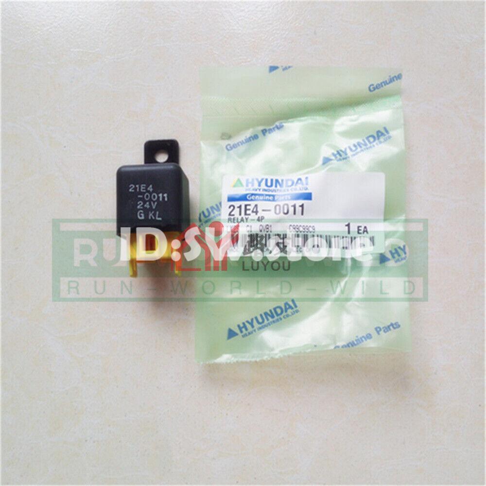 QTY:1 21E4-0011 Relay DC24V For R200-5 R210-5 Excavator QTY:1 21E4-0011 Relay DC24V For R200-5 R210-5 Excavator