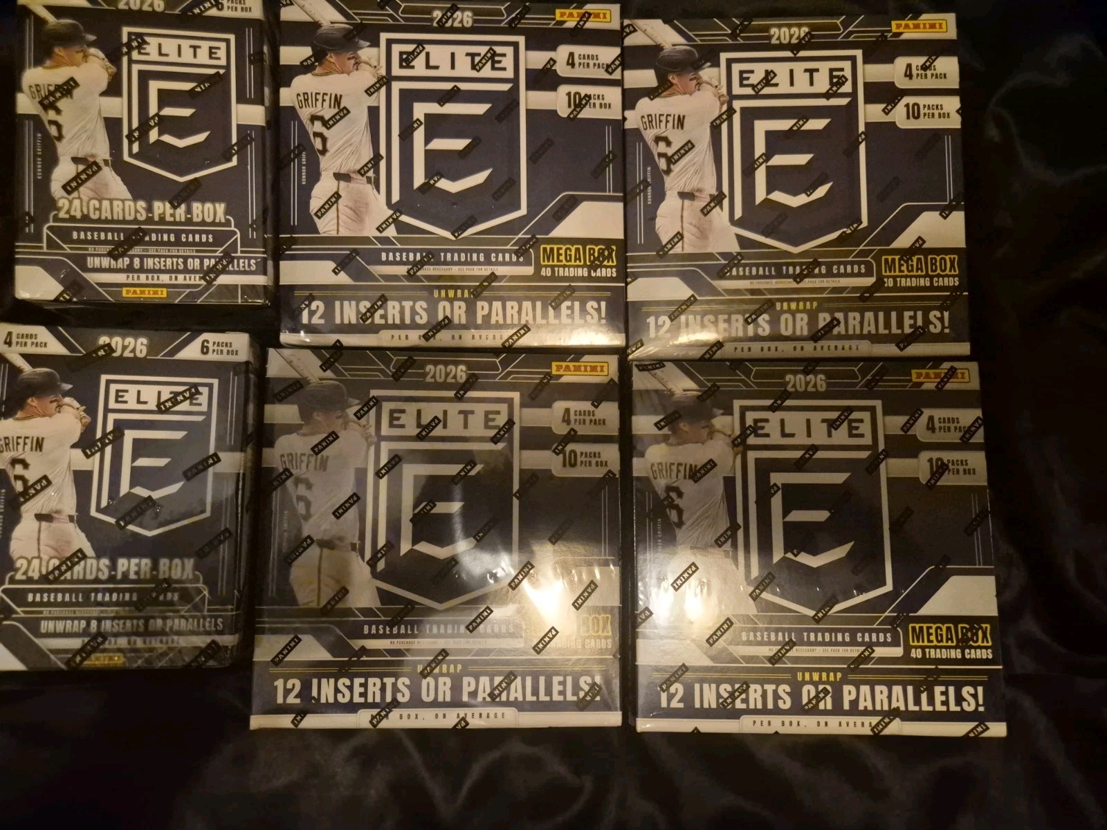 2026 Panini Donruss Elite Baseball 4 Megabox & 2 Blaster Boxes Factory Sealed