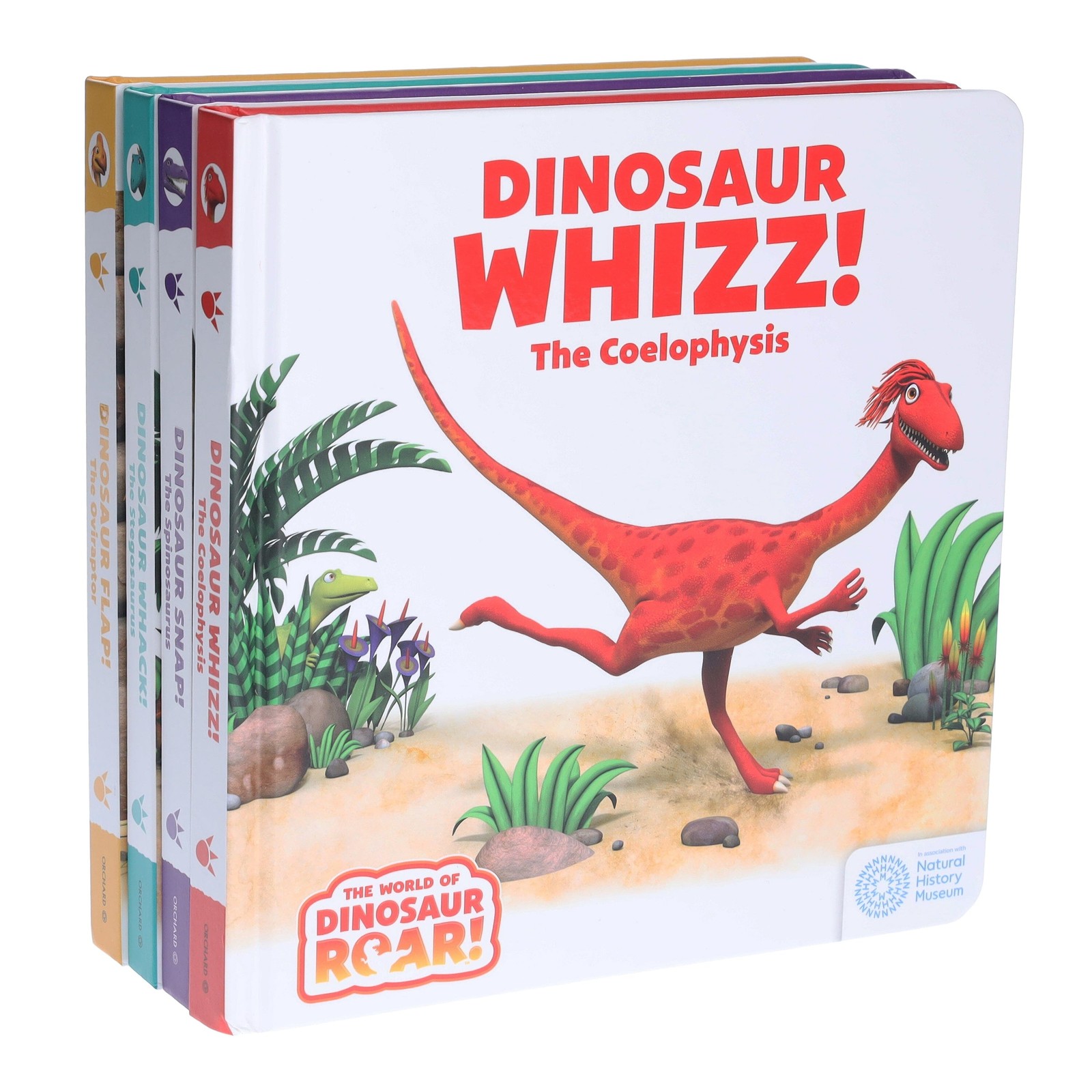 The World of Dinosaur Roar By Peter Curtis & Jeanne Willis 4 Books -Ages 3+ -BB