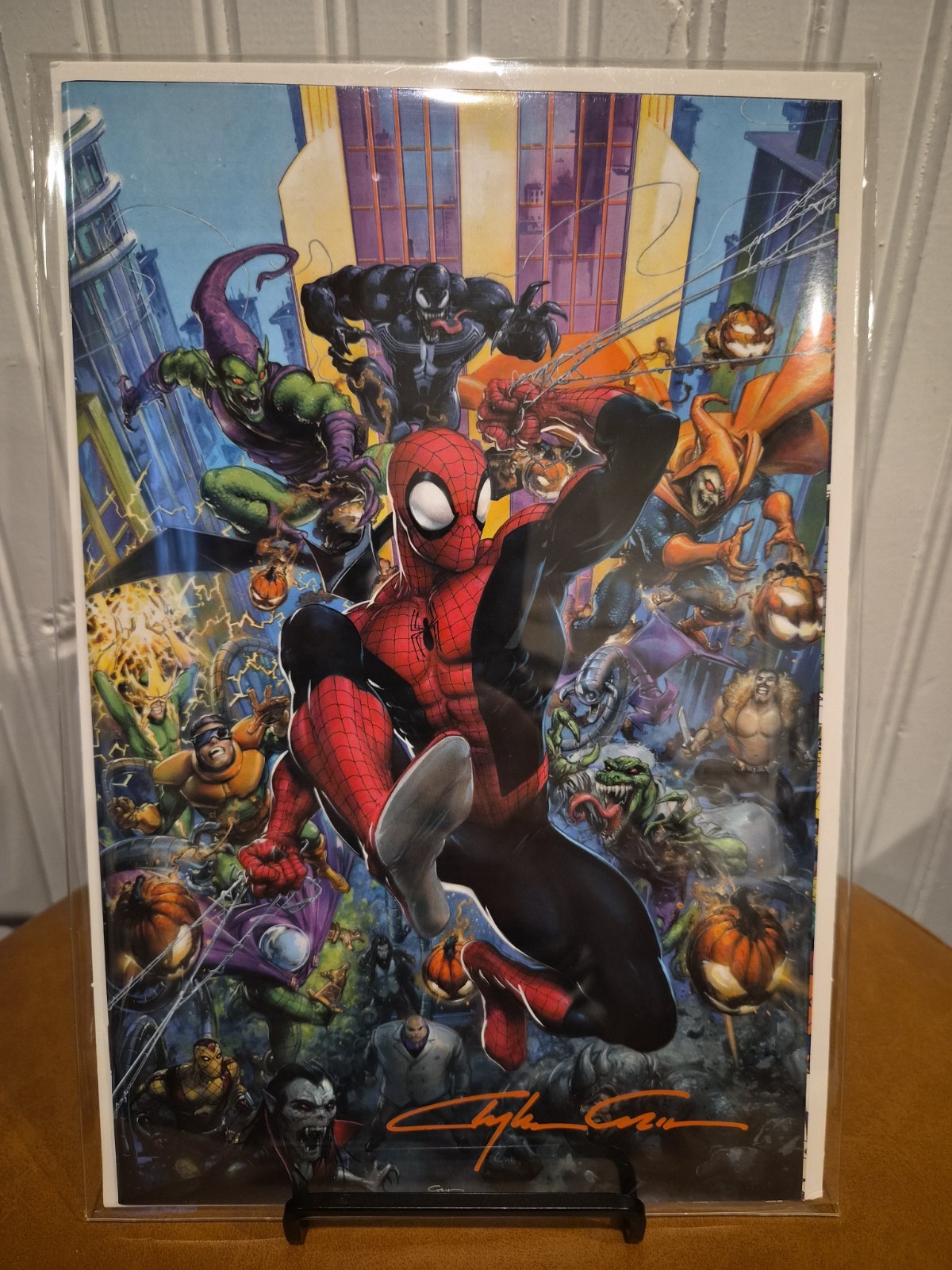 🔥 SPIDER-MAN '94 #1 NYCC CLAYTON CRAIN SIGNED VIRGIN VARIANT LTD 750 ⚡