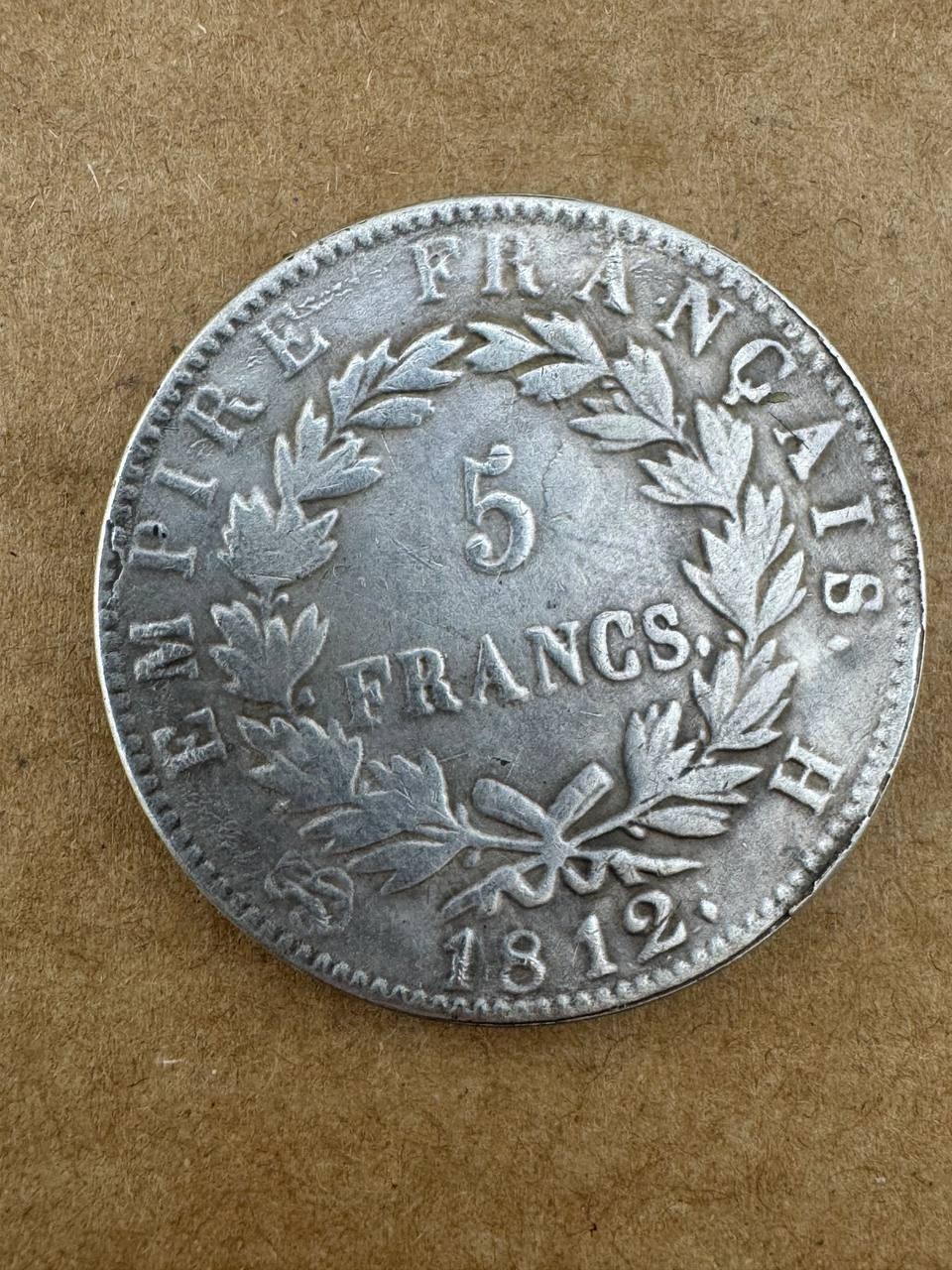 Napoleon Empereur 1812 Coin 5 Francs