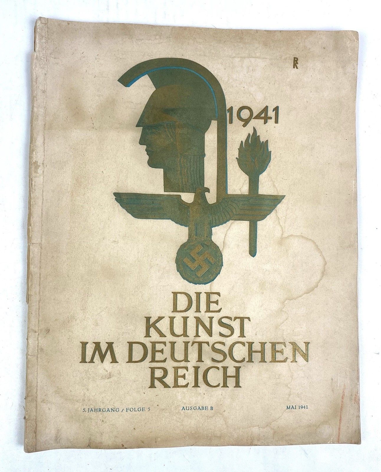DIE KUNST IM DEUTSCHEN REICH 1941 Mai Book Art Collection Softcover 11x14 DIE KUNST IM DEUTSCHEN REICH 1941 Mai Book Art Collection Softcover 11x14