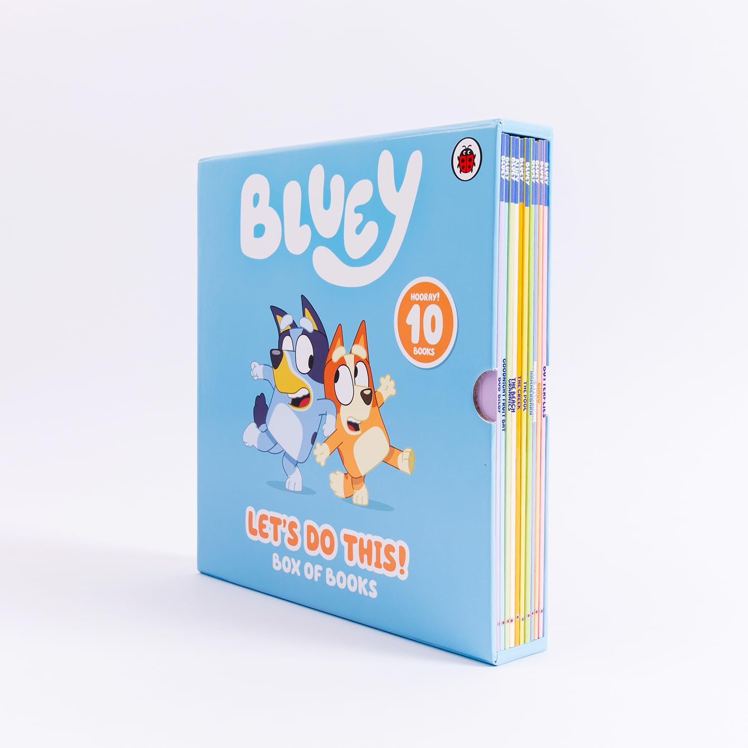 Bluey Let\'s Do This Box of Books 10 Books Collection Box Set Butterflies, Bing