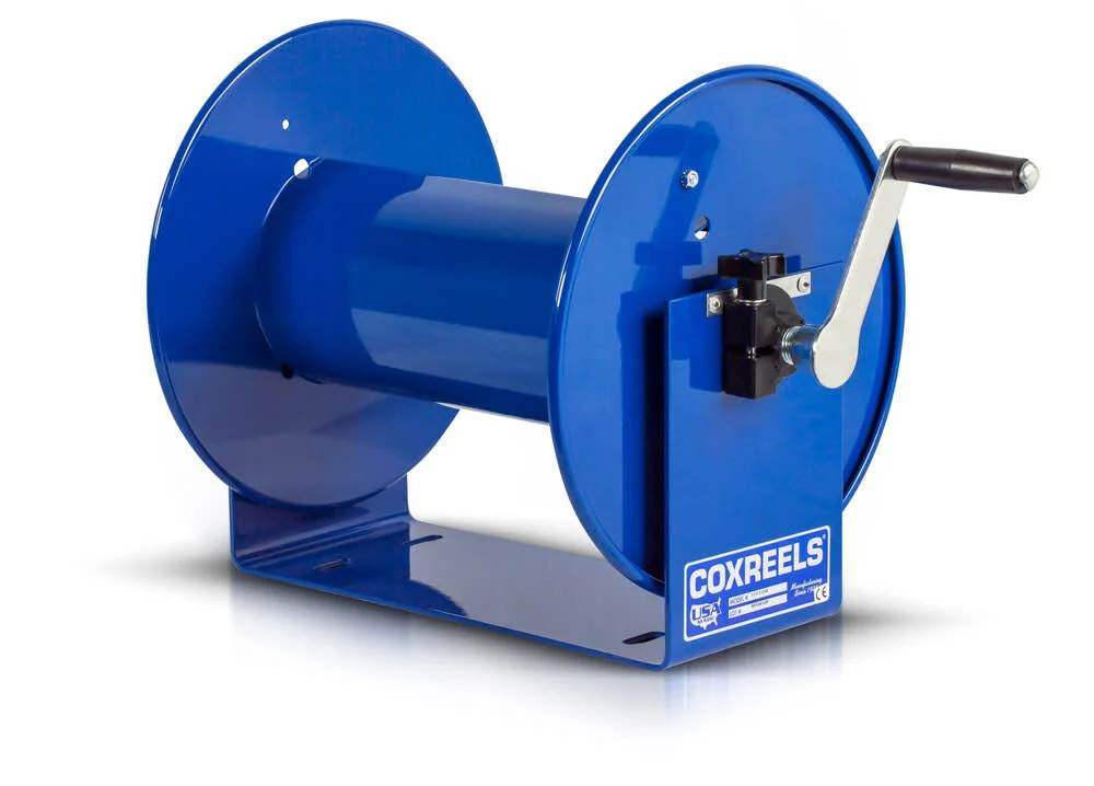 Coxreels Hand Crank Hose Reel 3/8Inx100Ft Hose Cap. 4000Psi No Hose