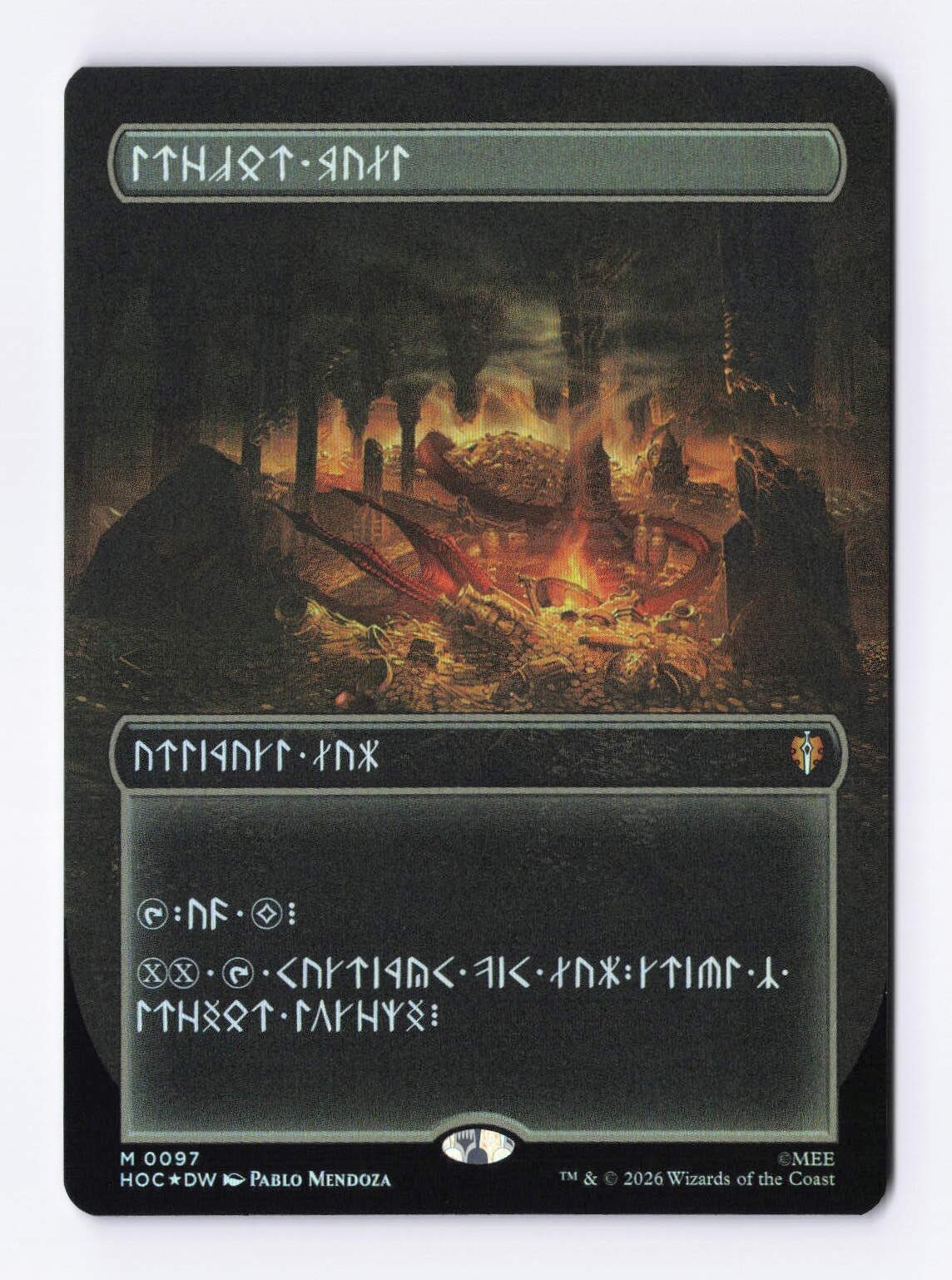 Treasure Vault (Borderless) (Dwarvish) (Foil) 0097 (M) MTG The Hobbit (HOC) Treasure Vault (Borderless) (Dwarvish) (Foil) 0097 (M) MTG The Hobbit (HOC)