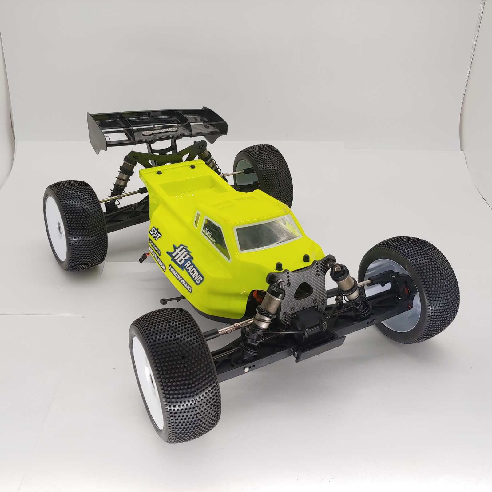 HB Racing Hot Bodies D817 1/8 4x4 Electric Racing Truggy Roller w/ Savox SB-2273