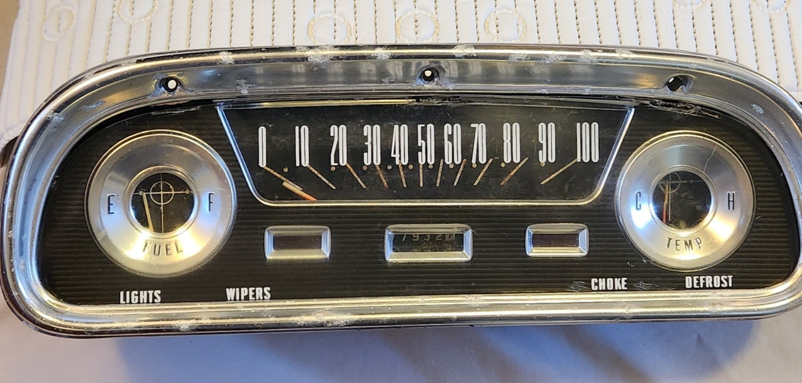 1960, 1961, 1963 Ford Futura, Falcon, Ranchero OEM Instrument Cluster 1960, 1961, 1963 Ford Futura, Falcon, Ranchero OEM Instrument Cluster