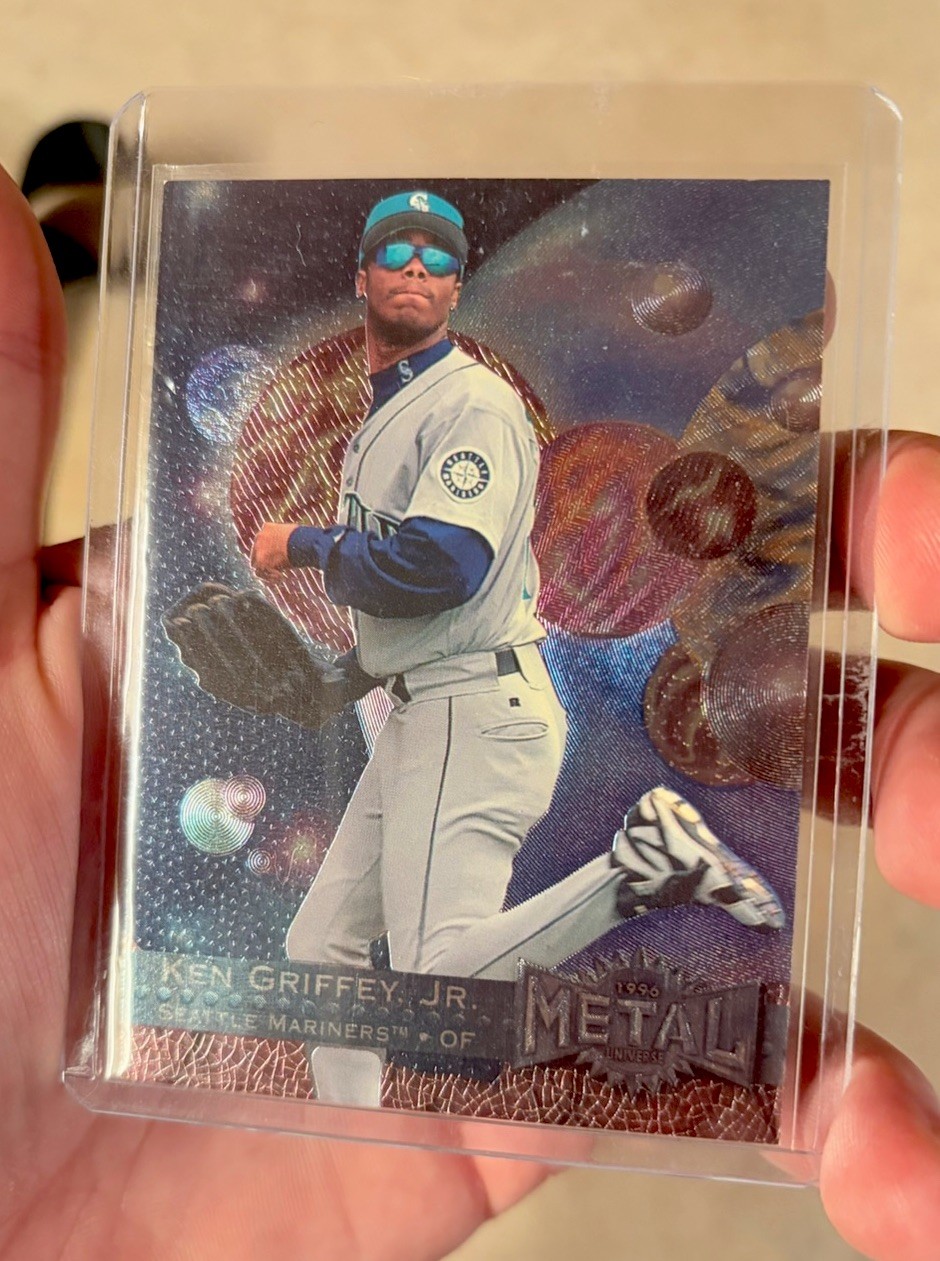 1996 FLEER METAL UNIVERSE KEN GRIFFEY JR #107