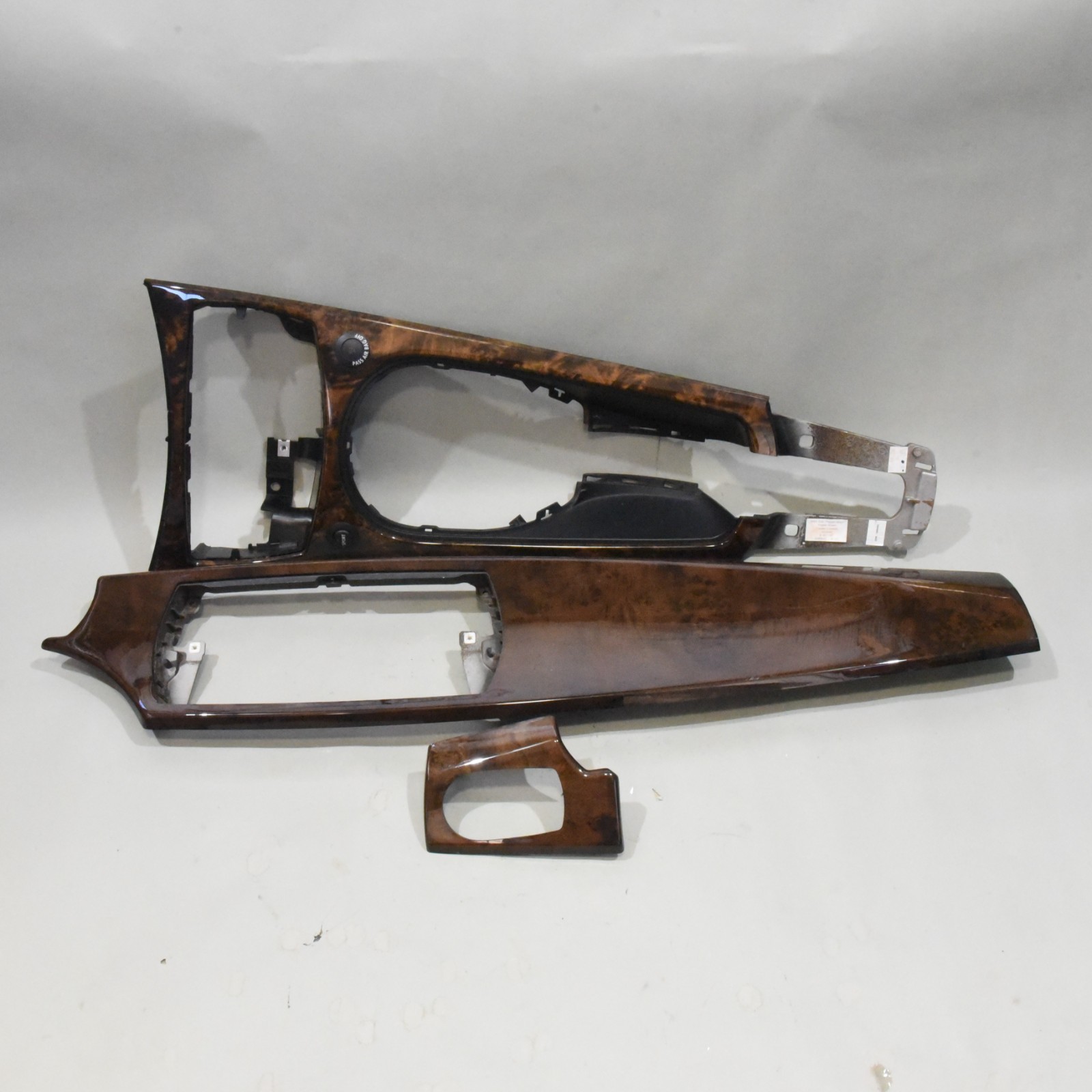 03-08 BMW E85 Z4 Wood Interior Dash Center Console Trim Set OEM