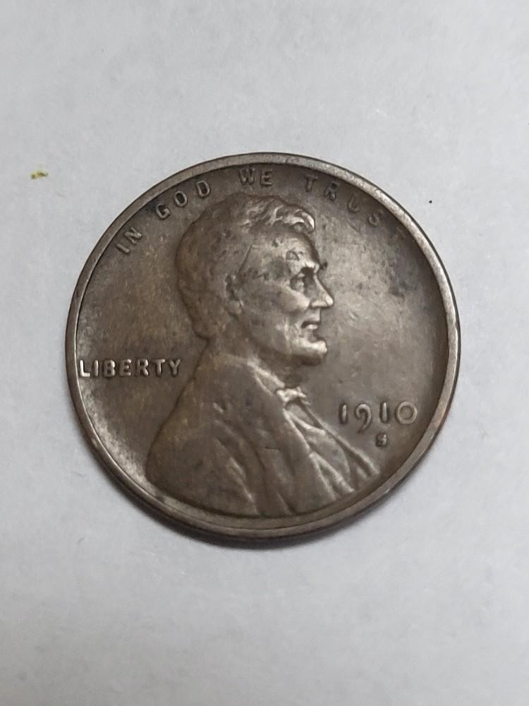 1910 S Lincoln Cent Better Date   A