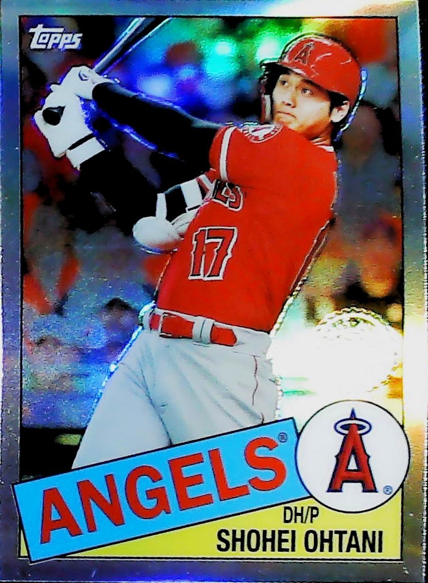 2020 TOPPS CHROME 1985 VARIATION 85TC-7 SHOHEI OHTANI LOS ANGELES ANGELS