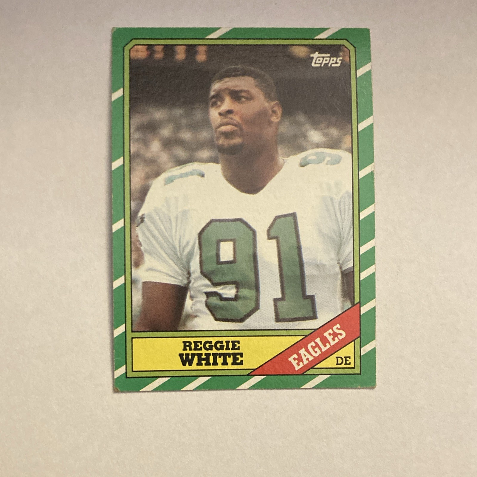 Reggie White VINTAGE Rookie Topps 1986 Philadelphia Eagles #276 Football Card