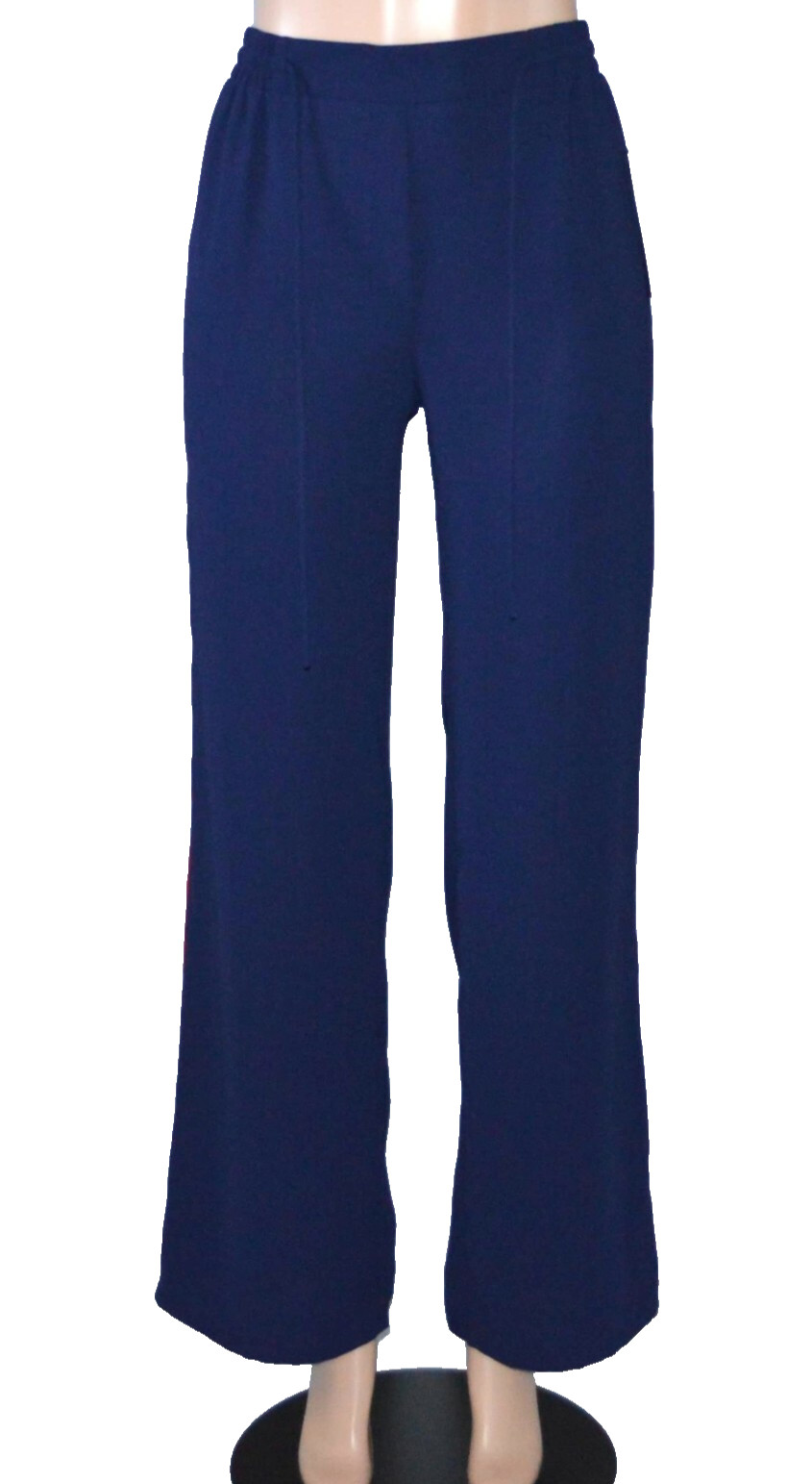 Joe B by Joe Benbasset Women\'s Navy/ Red Casual Pants Size Small