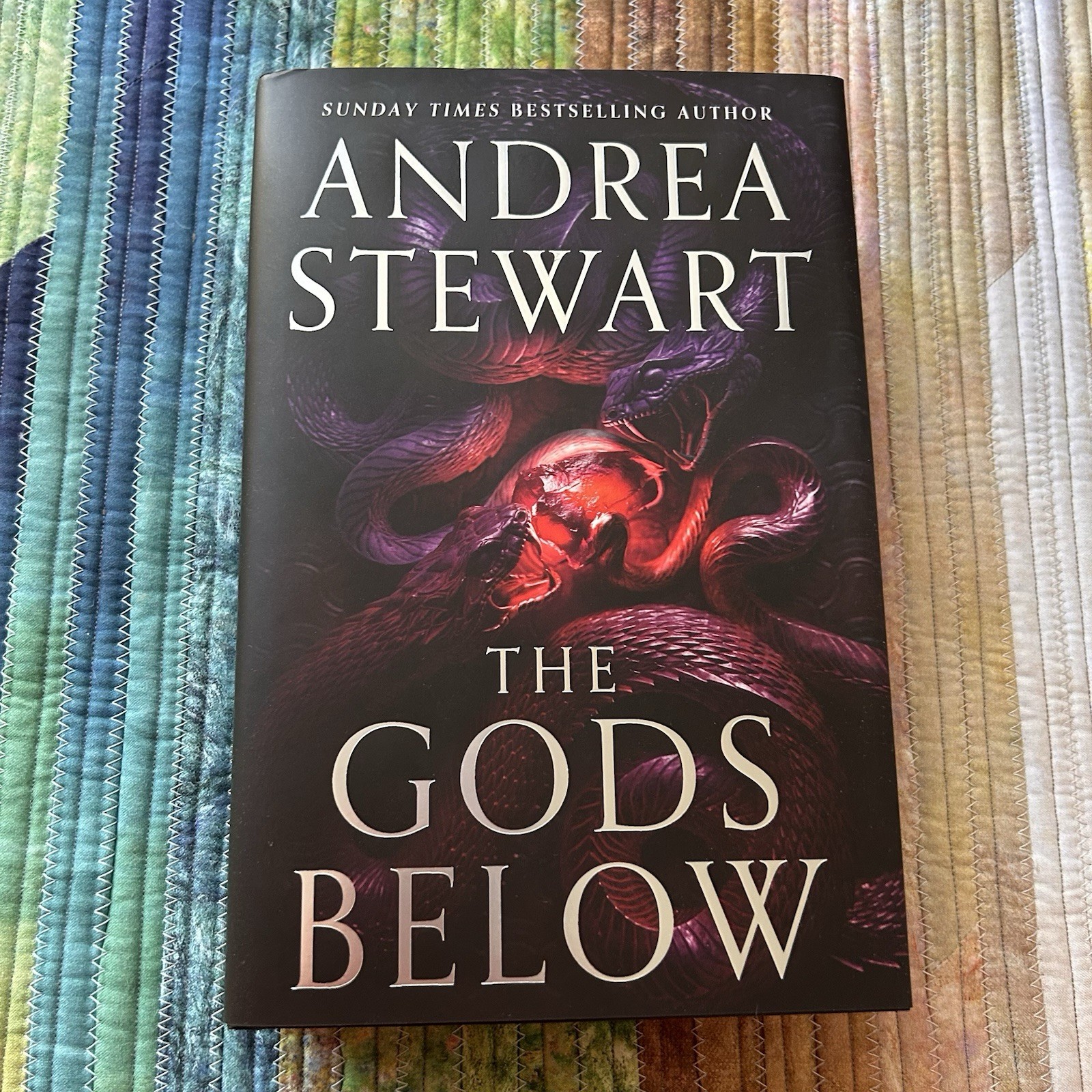 FairyLoot The Gods Below Andrea Stewart Exclusive Edition Sprayed Edges HC