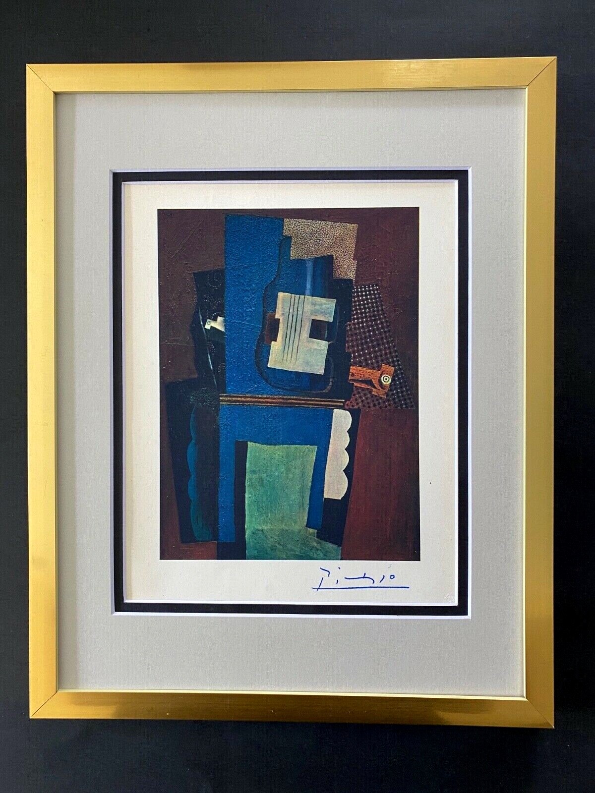 PABLO PICASSO 1948 RARE SIGNED VINTAGE PRINT FRAMED CLASSIC ART 