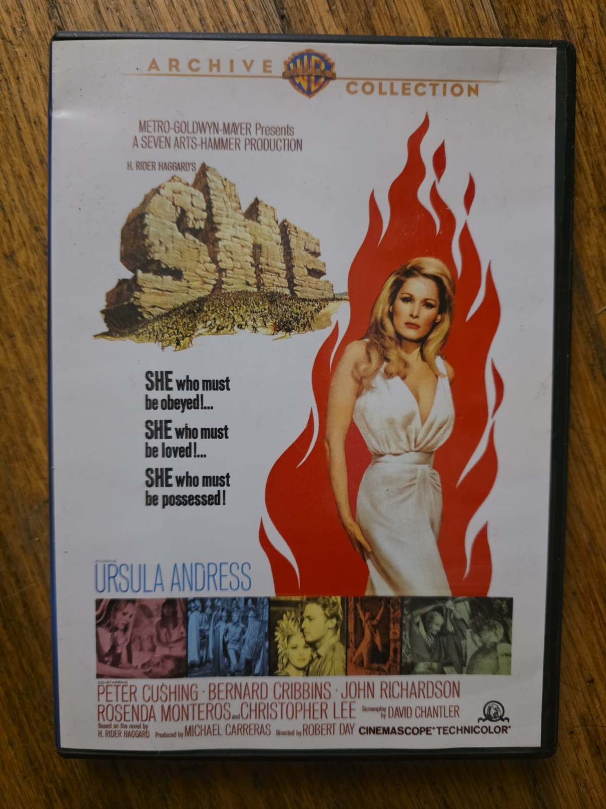 Pre-Owned DVD She (DVD, 1965) Warner Brothers Archive Collection Ursula Andress Pre-Owned DVD She (DVD, 1965) Warner Brothers Archive Collection Ursula Andress