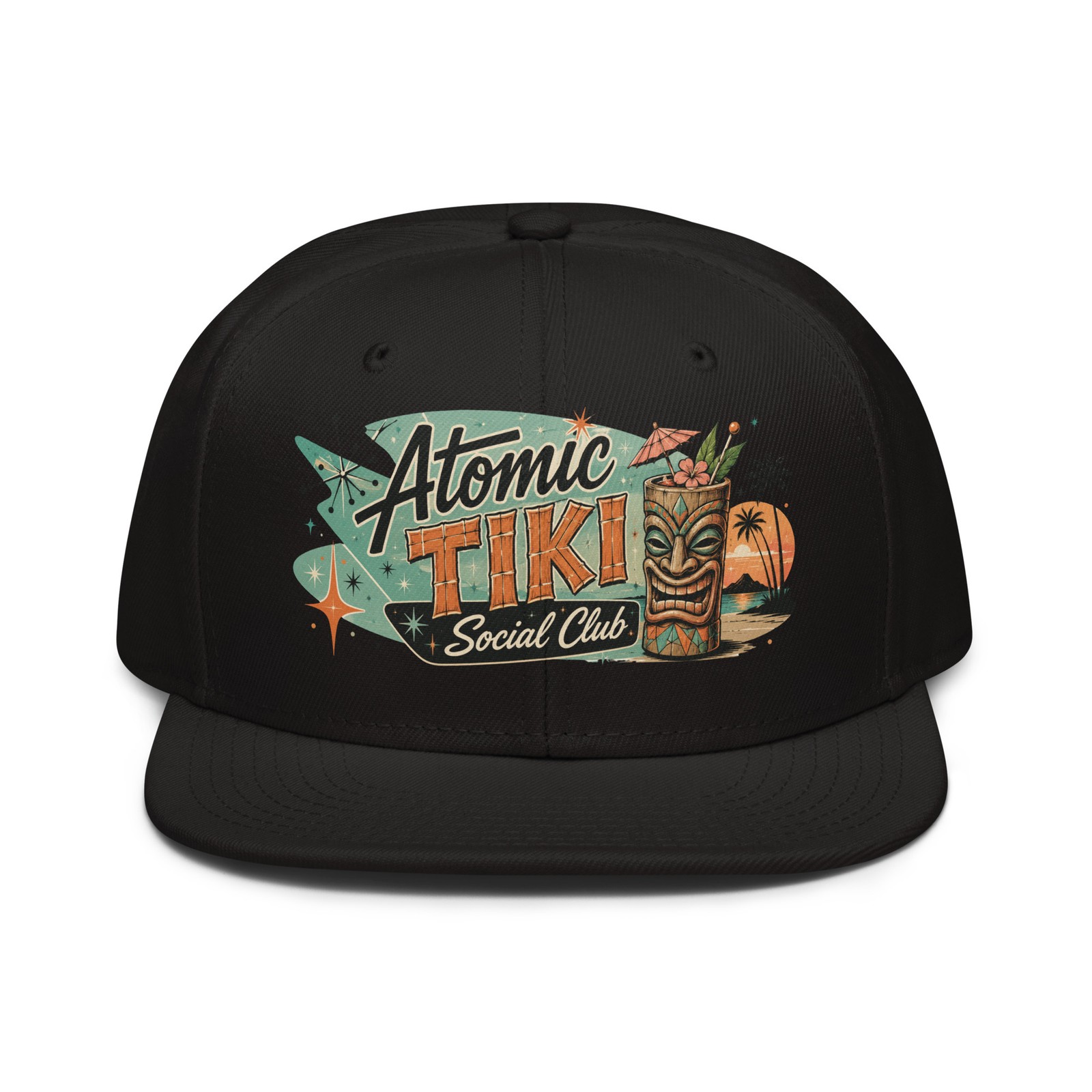 Atomic Tiki Social Club Snapback Hat