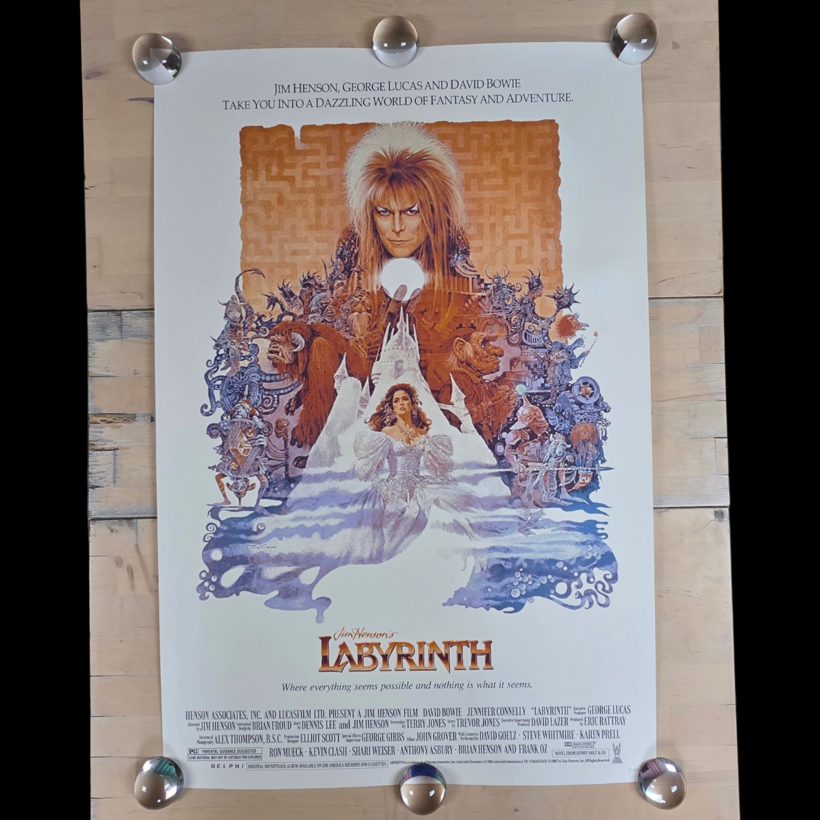 Jim Henson’s Labyrinth Theatrical Screen Print 24\