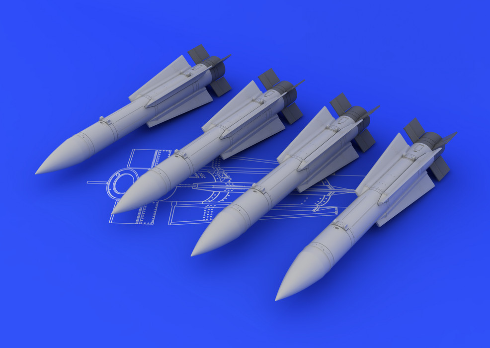 Eduard 1/48 AIM-54C Phoenix (x4) 648107