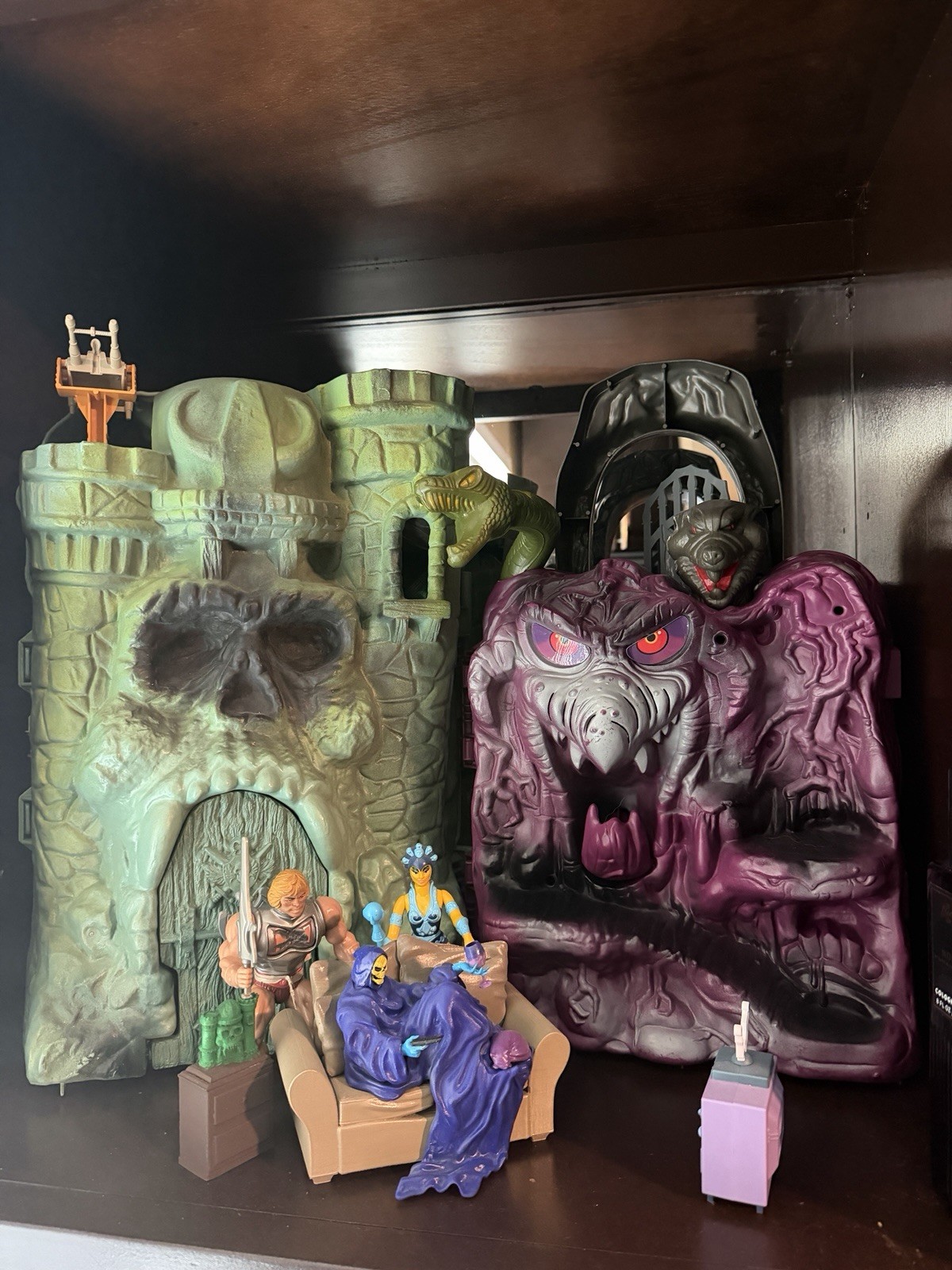 castle grayskull Complete & snake mountain Near Complete motu with Extras castle grayskull Complete & snake mountain Near Complete motu with Extras