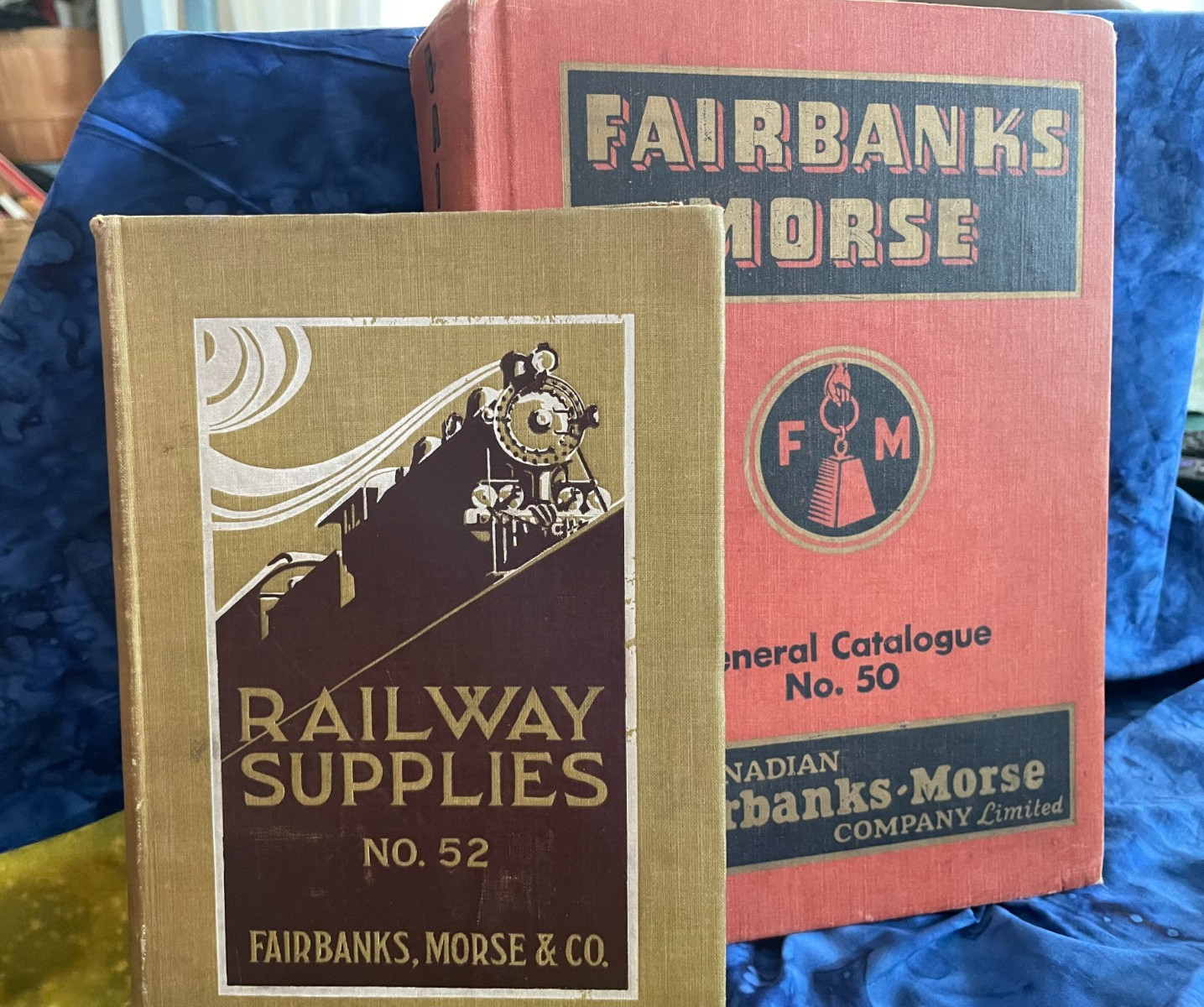 Fairbanks Morse & Co General Catalog No 50, Railway Supplies No 52 Railroad -B28