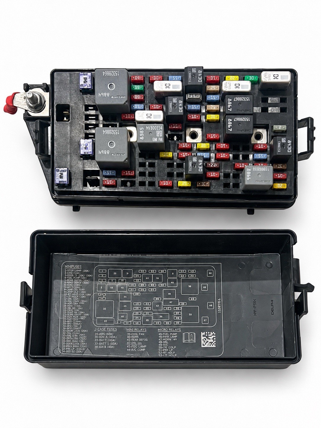 2008 - 2011 Buick Lucerne Cadillac DTS Rear Seat Fuse Box Relay OEM 13599107