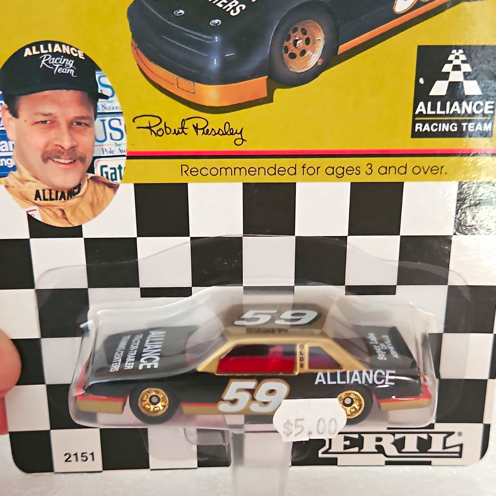 ERTL Robert Pressley #59 1992 Chevrolet NASCAR 1:64 Diecast Unopened ERTL Robert Pressley #59 1992 Chevrolet NASCAR 1:64 Diecast Unopened
